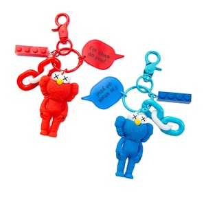 Llavero de dibujos animados para mujer, llavero creativo para mujer, regalo de joyería, llavero de Calle Sésamo epoxi - Product Image 3