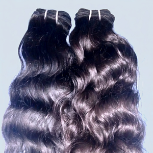 Extensiones de Cabello Remy Indio Virgen sin Procesar, Doble Trama a Máquina, 100g, Venta al por Mayor en Los Ángeles para Permanentes y Todos los Colores - Product Image 1
