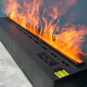 Fausse cheminée électrique à vapeur d'atomisation 3d Fausse cheminée à flamme simulée Fausse cheminée atomisée à lumière LED - Product Image 2