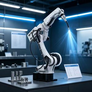 Robot de soudage sur système de soudage laser/MIG cobot à 6 axes 3 kW 220 V/380 V, mobile et flexible pour utilisation multi-stations - Product Image 1