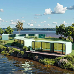 Container Smart Eco-Friendly in Alluminio da 40FT, Apple Cabin House dal Design Moderno <span class=keywords><strong>con</strong></span> 1 Anno di Garanzia per Viaggi all'Aperto - Product Image 1
