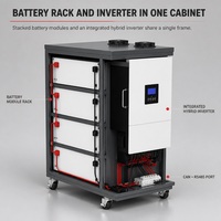 Système de Stockage d'Énergie Domestique Tout-en-un avec Onduleur et Batterie 10KW 40KWh LiFePO4 Empilable Hybride Hors Réseau CAN RS485 OEM ODM