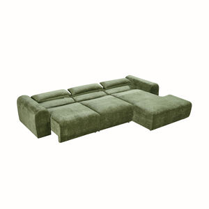 Juego de Sofá Cama Eléctrico Retráctil de Lujo de Alta Calidad, Sofá de Sala de Estar con Interior de Terciopelo y Estructura de Madera - Product Image 3