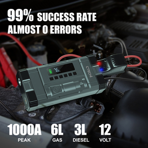 12V รถ2000A 1000A รถมอเตอร์ไซด์เรือยอชท์ <span class=keywords><strong>jamp</strong></span> Starter <span class=keywords><strong>jamp</strong></span> ธนาคารพลังงานฉุกเฉินไฟฉายรถ4 in 1เครื่องจั๊มสตาร์ทปั๊มลม - Product Image 3