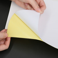 Étiquettes adhésives en papier A4 mat et brillant pour expédition, autocollants blancs imprimables, feuilles d'étiquettes pour imprimante laser et jet d'encre