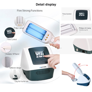 Lampe de photothérapie UVB à bande étroite 311 nm pour le traitement du vitiligo, du psoriasis, de l'eczéma et de la dermatologie - Product Image 4