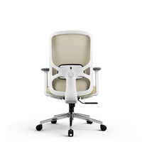 Silla de Oficina Ergonómica Contemporánea con Reposabrazos Ajustables en 3D, Giratoria, con Malla y Tela para Uso en Talleres y Oficinas
