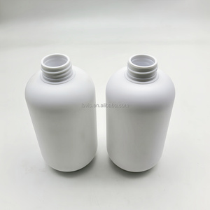 Venta al por mayor 500ml de plástico HDPE Boston botella redonda con tapa abatible serigrafía 33/410 - Product Image 5