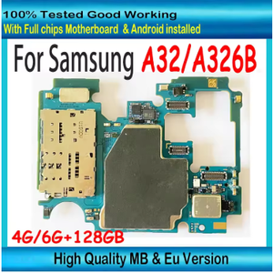 เมนบอร์ดแท้ขายดีที่สุดสำหรับ <span class=keywords><strong>Samsung</strong></span> A30 A325F A326 A34 A50 A52 <span class=keywords><strong>A53</strong></span> A54 ความจุ 128GB ปลดล็อคแล้ว - Product Image 4