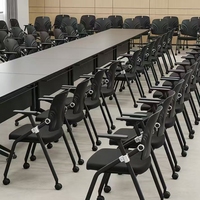 Chaise empilable Skin Sled en plastique pour café, avec base en patins, rembourrée, pour conférence, formation, réception et salle d'attente
