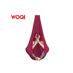 WOQI Haute Qualité Sangle Mousqueton Antigravité Yoga Nylon Swing Set Aerial Yoga <span class=keywords><strong>Hamac</strong></span> - Product Image 2