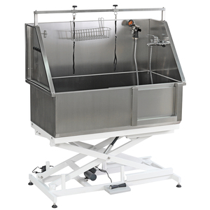 Produits de nettoyage et de bain pour animaux de compagnie, <span class=keywords><strong>baignoire</strong></span> multifonction pour animaux de compagnie, <span class=keywords><strong>baignoire</strong></span> électrique relevable en acier inoxydable pour le toilettage des chiens - Product Image 3