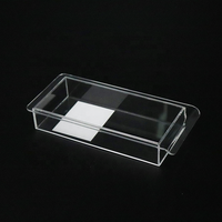 Boîte en plastique acrylique transparente et colorée, vente en gros