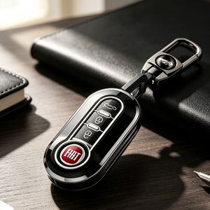 Cover per Chiave <span class=keywords><strong>Auto</strong></span> per <span class=keywords><strong>Fiat</strong></span> Ducato 500 500L Panda Punto Lancia Musa, <span class=keywords><strong>Accessori</strong></span>, Guscio Protettivo per Chiave Intelligente, Cover per Chiave Pieghevole <span class=keywords><strong>Fiat</strong></span> 500 - Product Image 1