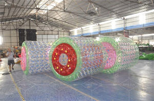 面白い青い泡のようなインフレータブルウォーターウォーキングボール TPUインフレータブルウォーターローラー - Product Image 6