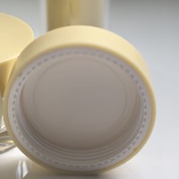 Flacons et pots cosmétiques en plastique de luxe pour emballage, ensemble de flacons sans air
