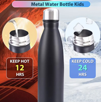 DAJI HYDRO 500ml Blanc Isolé Bouteille En Acier Inoxydable Boire Directement pour Gym Vélo Équitation Adultes Logo Nouveauté Applicable