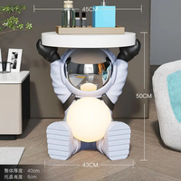 Nouveau Style ASTRONAUTE décoration salon astronaute lumière luxe armoire table ornements Résine Astronaute Statue Sculpture