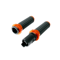 Poignée de gaz en caoutchouc silicone style MX pour moto, compatible avec les Harley Touring et les nouvelles Softail 2023+, style club, performance, avec accélérateur électronique (TBW)