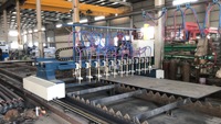 Machine de découpe plasma CNC à portique multi-torches, haute précision, pour tôles d'acier, avec pompe et servomoteur, haute performance