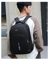 Sac à dos Oxford imperméable en polyester avec fermeture éclair externe, tendance 2026, pas cher, sans marque, achat en gros