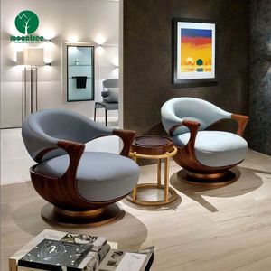<span class=keywords><strong>Fauteuil</strong></span> de luxe Moontree, <span class=keywords><strong>design</strong></span> moderne, pivotant à 360 degrés, pour villa haut de gamme en Italie, chaise d'appoint pour salon, chaise de détente - Product Image 6