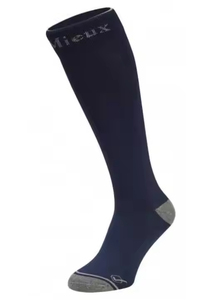 Manufacturer High Performance Breathable Knee High Logo Custom Knitting <b>Socks</b> – <b>Men</b> Women <b>Long</b> Equestrian Horse Riding <b>Socks</b> - Product Image 4