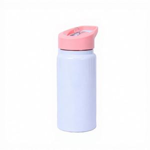 Envío Gratis, 25 Piezas/Caja, 14 oz, Botella Deportiva Ecológica Blanca para Niños, Estudiantes, para Beber Directamente, Sublimable - Product Image 2