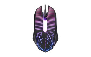 Gaming <span class=keywords><strong>Pc</strong></span> Cross-border OEM Mi Lang M8 Crack Colorful Glare Gaming Glowing Wired Mouse Desktop Laptop para <span class=keywords><strong>Amazon</strong></span> - Product Image 2