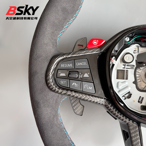 Volante Deportivo Personalizado de Gamuza para <span class=keywords><strong>BMW</strong></span> Serie G M3 G80 M4 G82 G20 G30 G38 M5 M6 F10 F30 F90 M8 X3m X4m X5m X6m G3x G1x G0x TY - Product Image 2