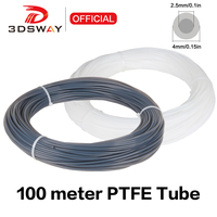 Tubo de PTFE de 100m para Impresora 3D, Compatible con Bambu Lab P1P AMS A1 Mini, Tubo de Teflonto para Extrusora Bowden, 1.75mm DI, 2.5mm DE, 4mm, Filamento Bambulab