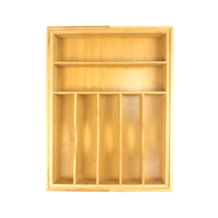 Organisateur de tiroir de cuisine extensible sur pied, personnalisable, pour contenants alimentaires, porte-ustensiles réglable, plateau à couverts pour salle de bain