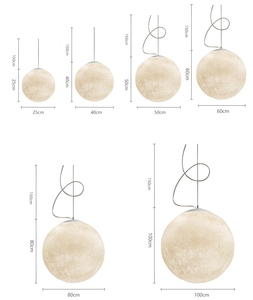 Lampadari a Sfera Decorativi Moderni di Lusso per Soggiorno e Ristorante, Lampade a Sospensione per Cucina e Tavolo da Pranzo - Product Image 3