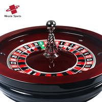 Roue de roulette de qualité supérieure de 32 pouces, fabriquée à la main, de qualité casino, Miracle Gaming