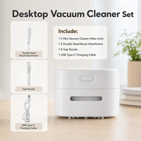 Aspirateur de bureau léger, compact, portable et rechargeable pour la maison, le bureau, les tiroirs, les interstices de fenêtre, le canapé, l'élimination des cendres et des particules fines