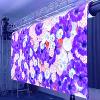 Mur vidéo LED flexible d'intérieur à pas de pixel, panneau d'affichage LED souple et pliable pour la publicité, les événements, la location et les expositions
