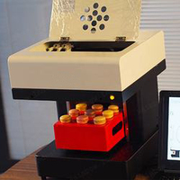 Imprimante alimentaire automatique pour gâteaux, macarons, café, biscuits, machine d'impression jet d'encre, encre alimentaire pour la décoration alimentaire professionnelle