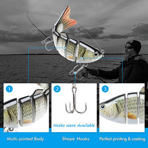 Ish-Juego de cebos para pesca deportiva, herramientas de pesca de plástico - Product Image 6