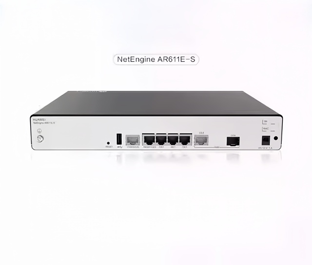 For Huawei Enterprise-Level Dual-Core Router AR611E-S with 1 for GE Combo WAN & 4 for GE LAN Ports 250 Devices SMB Security IP