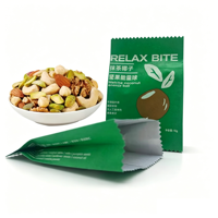 Faible MOQ Sachet d'emballage biodégradable en PLA thermoscellable à soufflet latéral, pochette Mylar personnalisée pour échantillons, snacks, grains de café, mini-sachets
