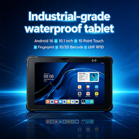Tablette industrielle 10 pouces 4+64 Go WiFi avec lecteur de codes-barres 1D/2D Android 16 IP65 étanche antichoc pour entrepôt robuste et efficace