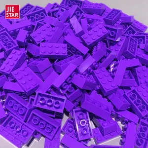 JIESTAR 장난감 도매 아이 줄기 diy 크리 에이 티브 다채로운 일반 기본 빌딩 벽돌 호환 클래식 대량 2x4 MOC 빌딩 블록