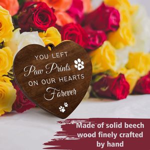 JUNJI 4x6 Rotating Wooden Picture Frame Dog Memorial <strong>Gifts</strong> <strong>for</strong> Loss Cat Bereavement <strong>Remembrance</strong> <strong>Gift</strong> <strong>Pet</strong> Caskets &amp; Urns - Product Image 3