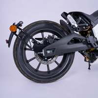 Electric Sportbike Streetbikes 3000W 72V Mid Drive ABS Gold Inverted Fork Radial 4-Piston Chain Drive White >80km/h E-Moto