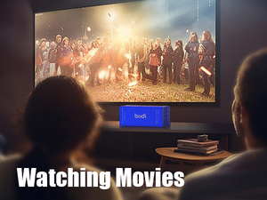 Nuevo Altavoz Portátil Inalámbrico Estéreo con Subwoofer y Bajos Potentes, Resistente al Agua para Exteriores, Modelo 2026 Budi, Carcasa de Plástico - Product Image 3