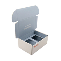 Cajas de Cartón Reciclables con Logotipo Personalizado en Relieve para Ropa de Bebé, Calcetines y Peluches - Cajas de Envío de Cartón Corrugado