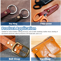 Vis Chicago colorées à tête plate fendue, vis de reliure détachables, rivets en cuir pour accessoires de bricolage en cuir