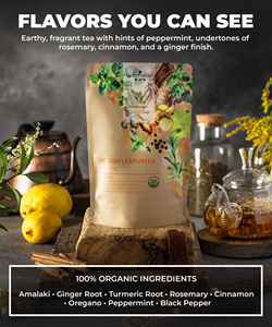 Té de Hojas Sueltas Personalizado con Jengibre, Cúrcuma, Menta, Pimienta Negra, Sin Cafeína - Product Image 3