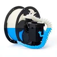 Filamen PLA Warna Menyala dalam Gelap 1.75mm Presisi Tinggi Bahan Printer 3D Bercahaya Anti-Macet Perlengkapan Pencetakan Malam Hari