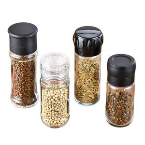 Molinillo manual de sal y pimienta de 100 ml para mayoristas, molinillo de condimentos, botella para moler sal y pimienta - Product Image 3